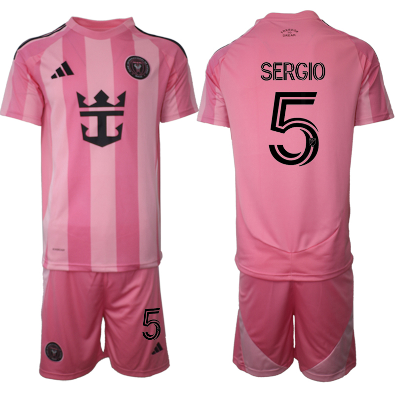 Men 2025-2026 Club Inter Milan CF home Pink #5 Soccer Jersey->inter milan jersey->Soccer Club Jersey